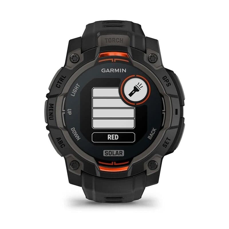 Смарт-часы Garmin Instinct 3 - 45 mm, Solar, Черный, черный ремешок 5