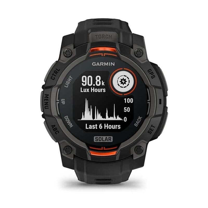 Смарт-часы Garmin Instinct 3 - 45 mm, Solar, Черный, черный ремешок 2