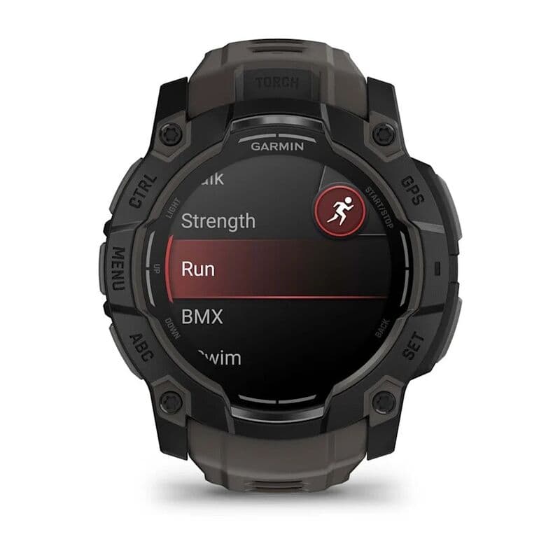 Смарт-часы Garmin Instinct 3 - 50 mm, Amoled, Черный, угольно-черный ремешок 2