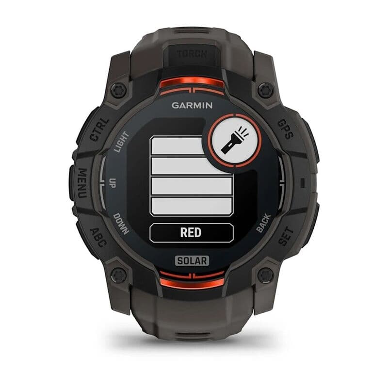 Смарт-часы Garmin Instinct 3 - 50 mm, Solar, Черный, угольно-черный ремешок 5