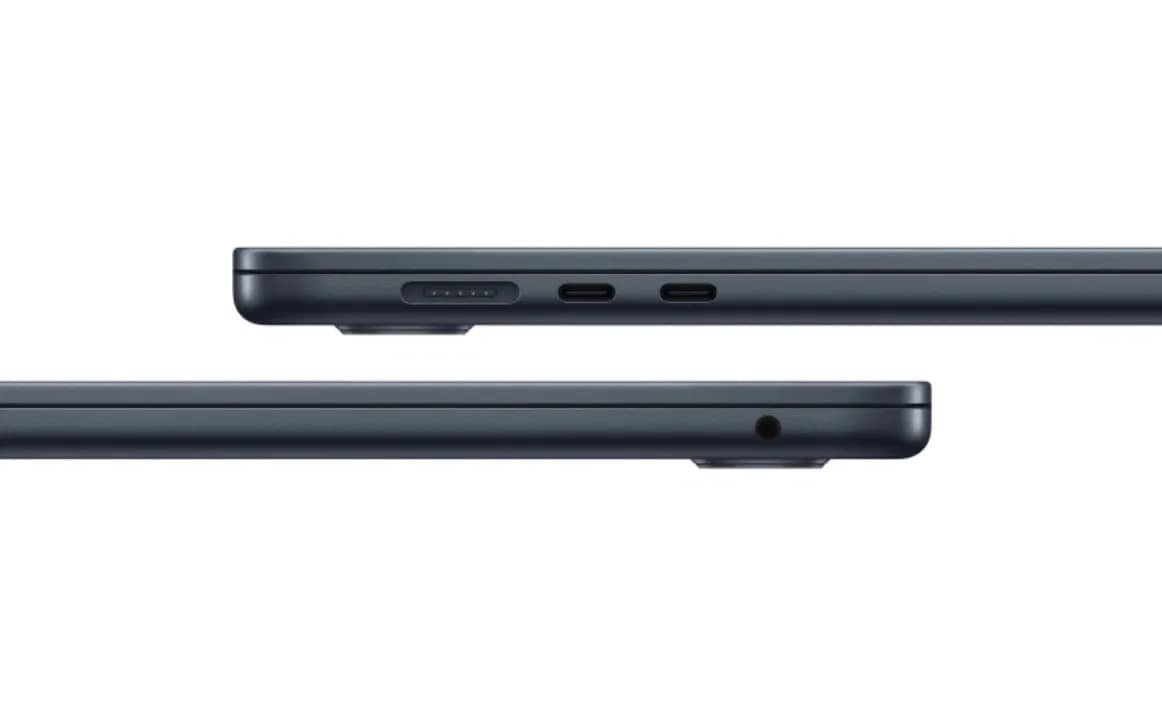 MacBook Air 15" M5 (2026) 10C CPU/10C GPU, 16 ГБ RAM, 512 ГБ SSD, (Midnight | Тёмная ночь) 5