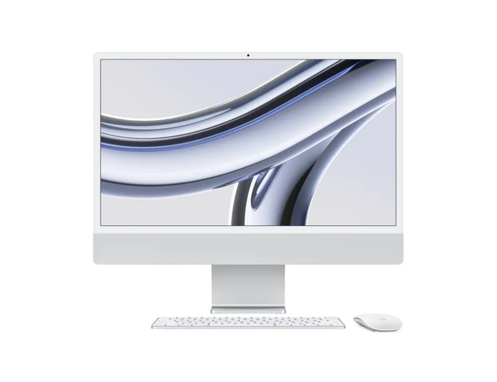 Моноблок Apple iMac 24" M3 (2023) Retina 4,5K 8C CPU/10С GPU, 16 ГБ RAM, 2 ТБ SSD, русская раскладка, (Silver | Серебро) (Z19E002KP)