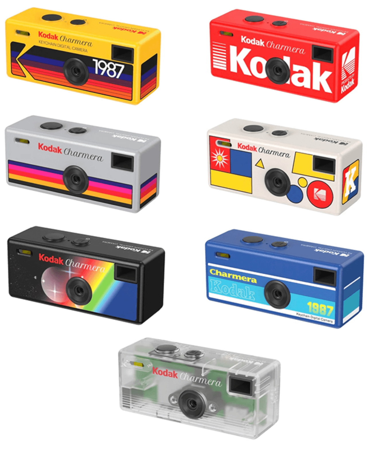 Цифровой фотоаппарат-брелок Kodak CHARMERA 1987, случайный цвет (Random) 3