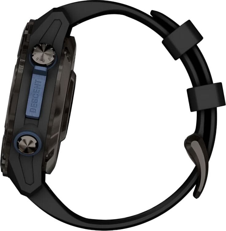 Смарт-часы Garmin Descent Mk3i - 43 mm, Титановый, угольно-серый безель с DLC-покрытием, черный силиконовый ремешок 7