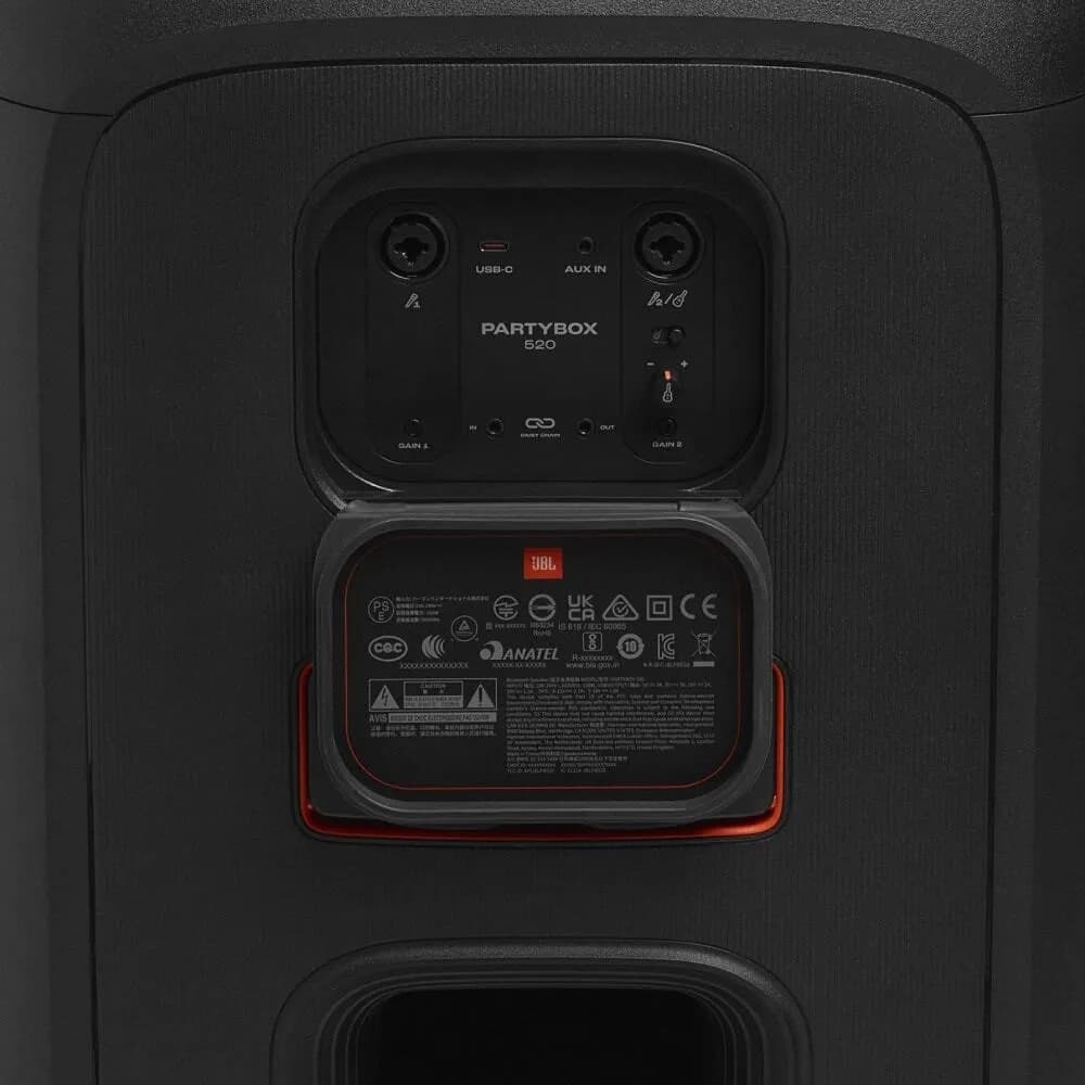 Портативная акустика JBL PartyBox 520, Black 12