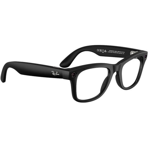 Умные очки Ray-Ban Meta Wayfarer RW4012 (Матовая чёрная оправа, линзы поляризованные графитовый градиент), размер L 3