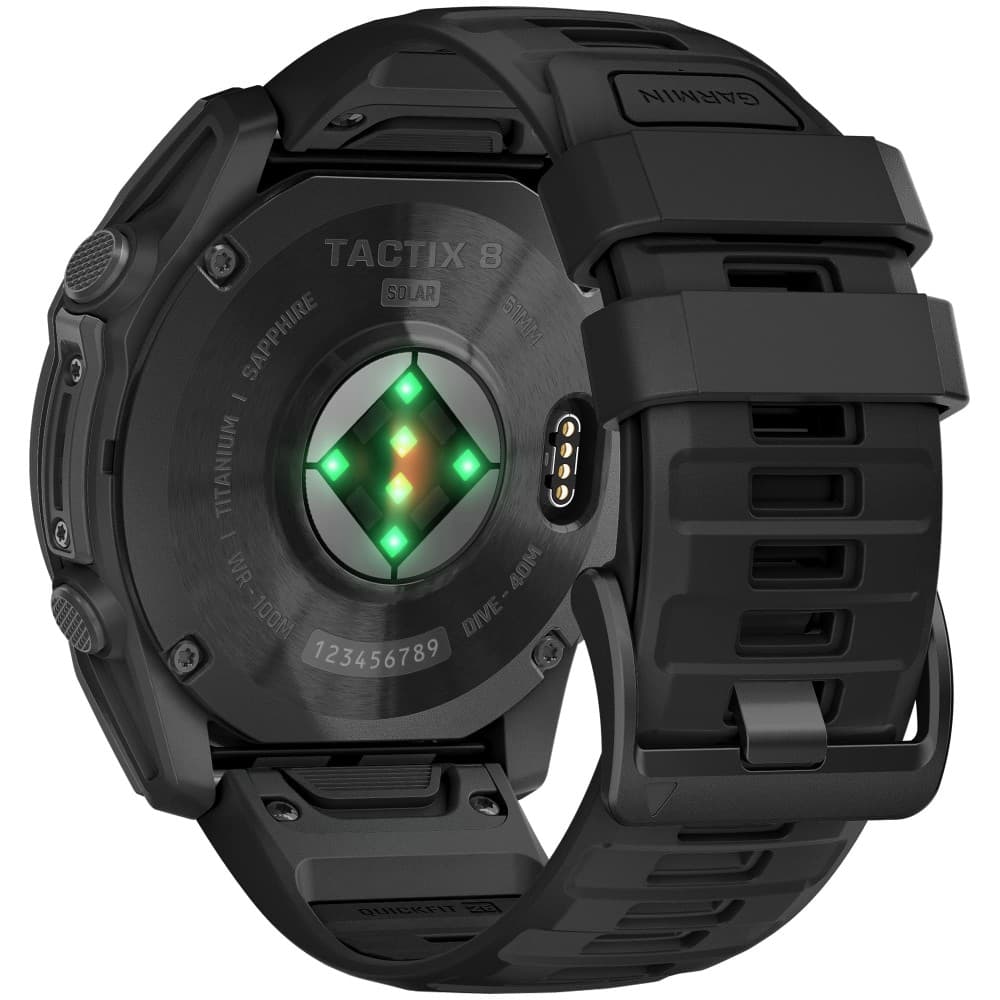 Смарт-часы Garmin Tactix 8 Solar Elite - 51 mm, Черный, черный нейлоновый ремешок 3