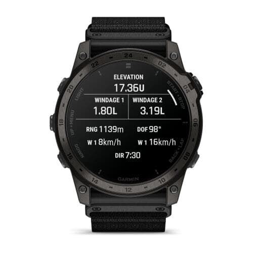 Смарт-часы Garmin Tactix 7 Amoled Edition - 51 mm, черный с черным нейлоновым ремешком 5
