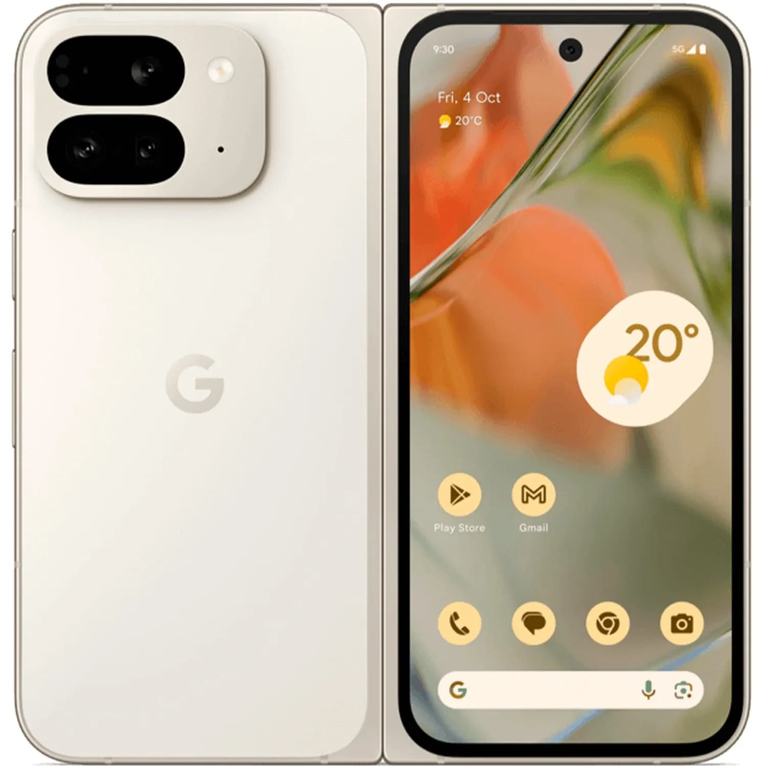 Смартфон Google Pixel 9 Pro Fold | 16/512 ГБ | Porcelain (Фарфоровый) 6