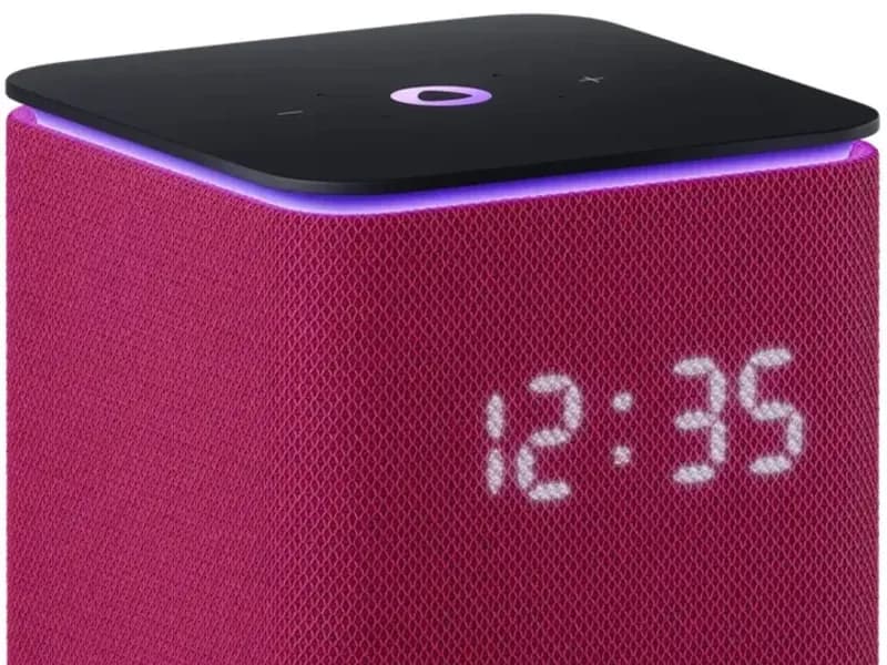 Умная колонка Яндекс Станция Миди Малиновый