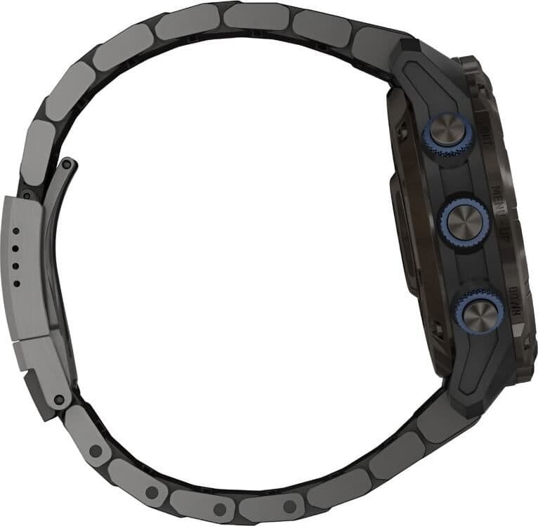 Смарт-часы Garmin Descent Mk3i - 51 mm, Титановый, угольно-серый безель с DLC-покрытием, титановый браслет 5