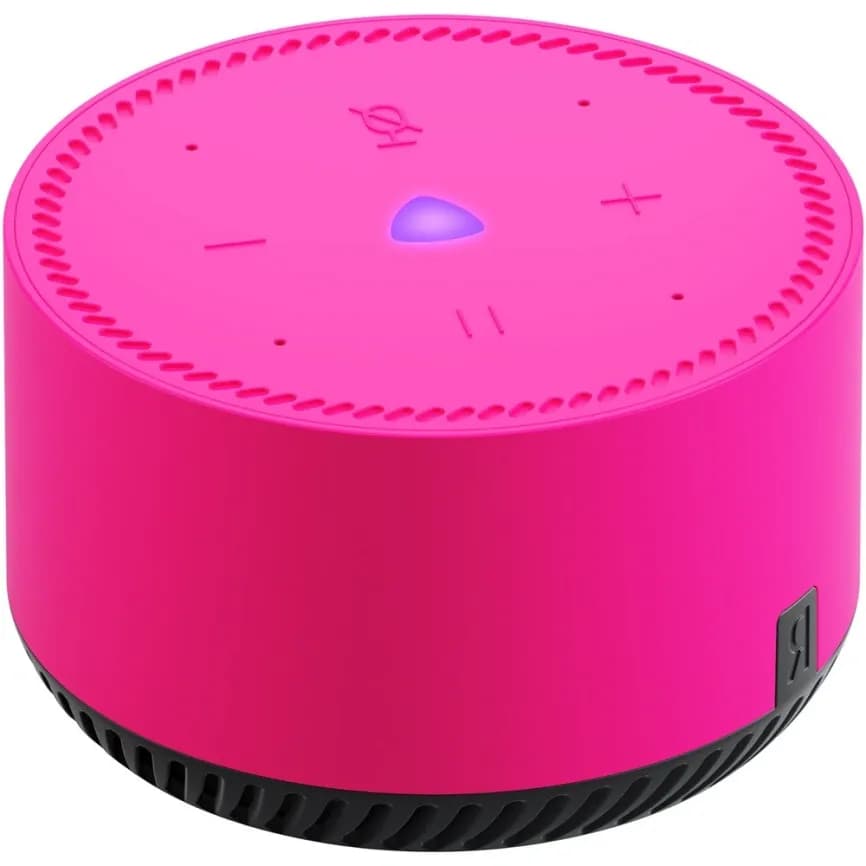 Умная колонка Яндекс Станция Лайт, Розовый фламинго 4