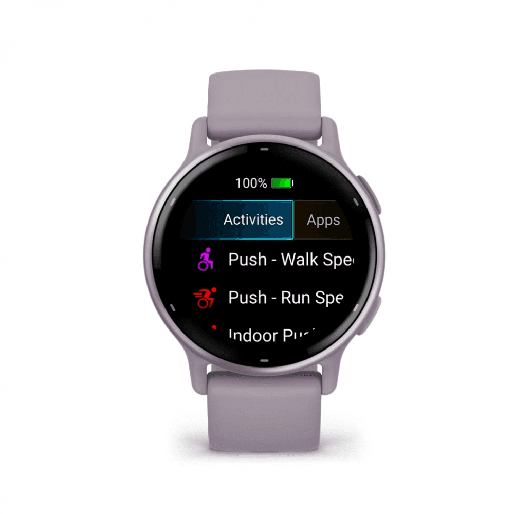 Смарт-часы Garmin Vivoactive 5 - 42 mm, цвет Орхидеи, металлический безель, силиконовый ремешок 5