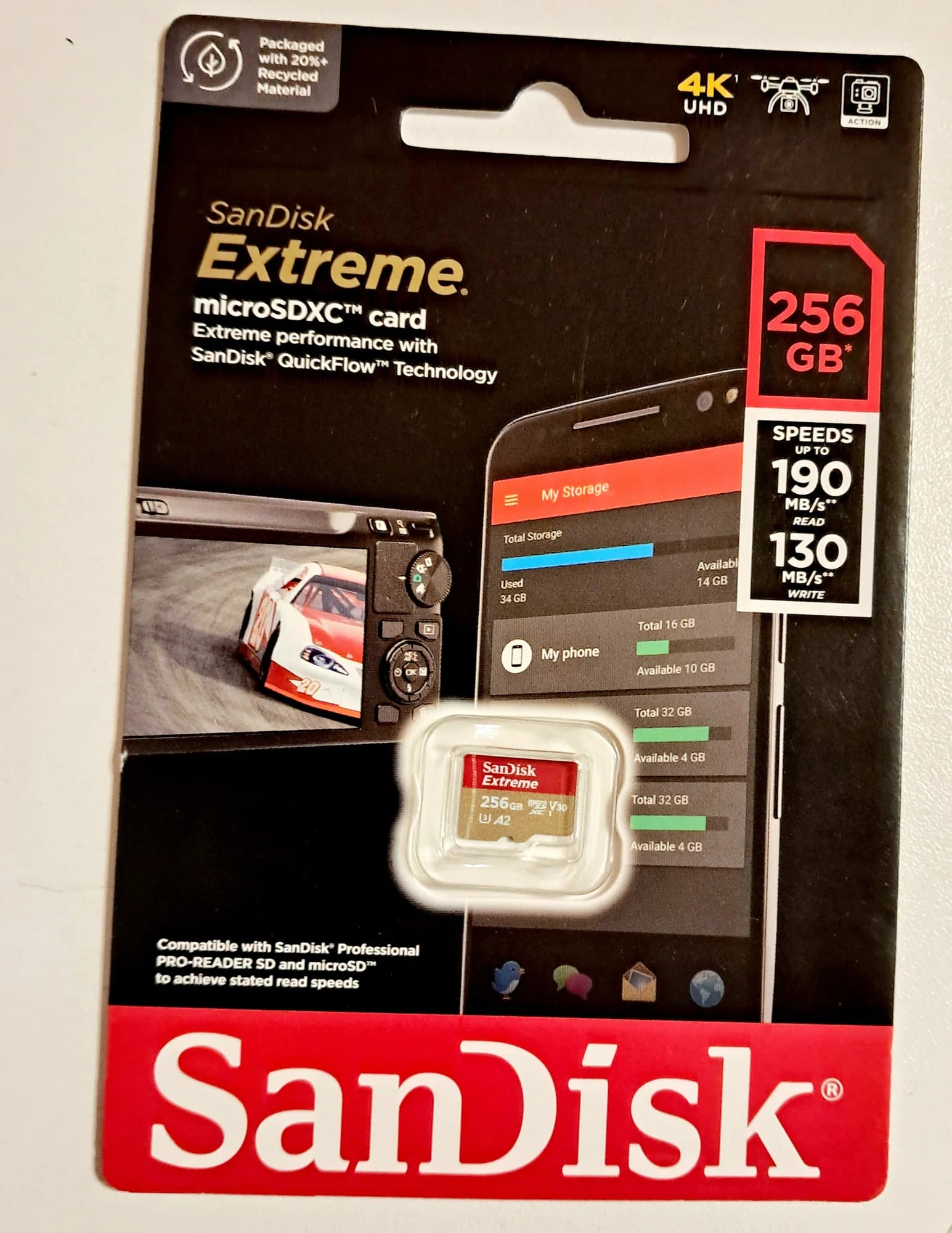 Карта памяти SanDisk Extreme MicroSD 256Gb 2