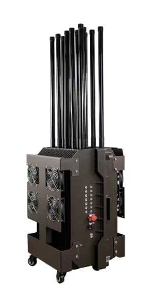 Подавитель дронов "Гром" 14 каналов 800W, Пластиковый кейс 4