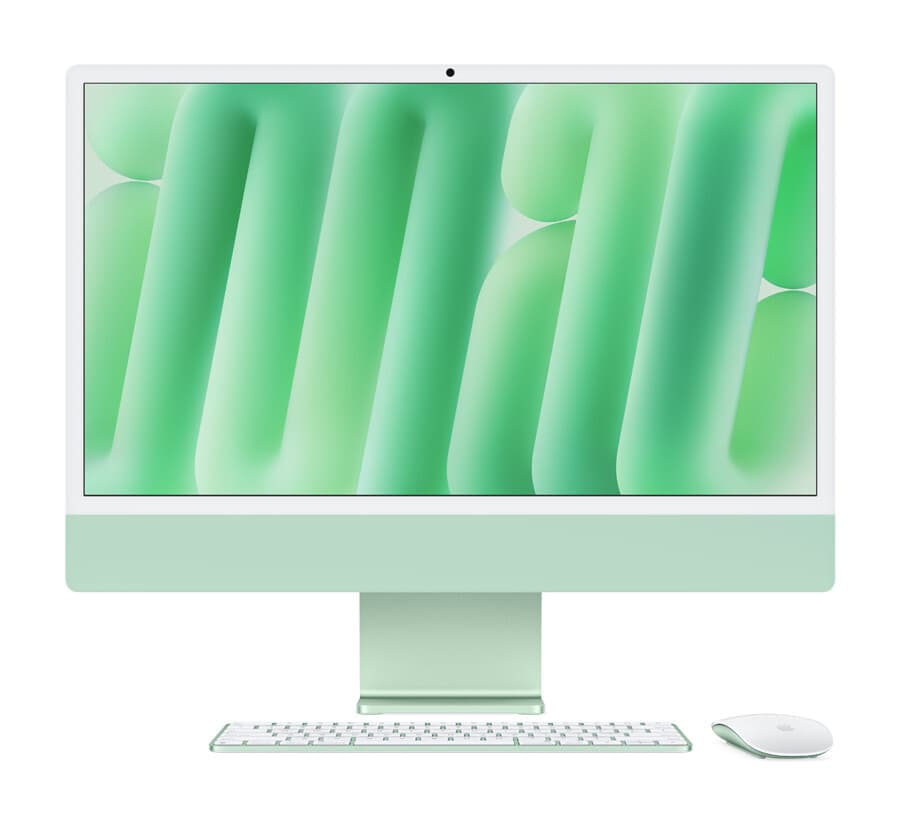 Моноблок Apple iMac 24 (2024) M4 16/256 ГБ Зеленый (MWUE3) 8C CPU / 8C GPU