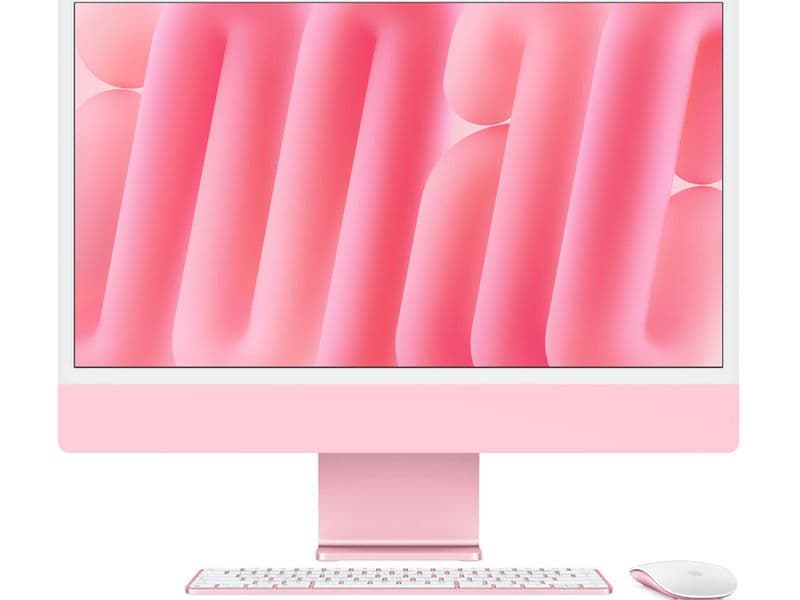 Моноблок Apple iMac 24 (2024) M4 16/256 ГБ Розовый (MWUG3) 8C CPU / 8C GPU