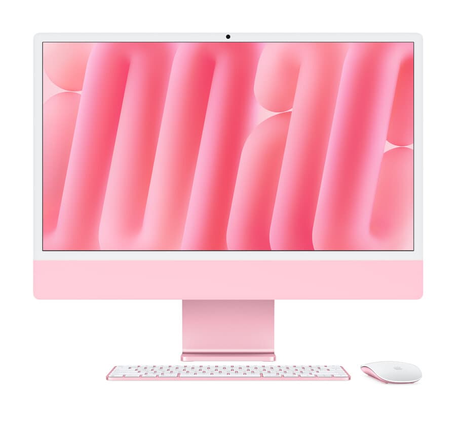 Моноблок Apple iMac 24 (2024) M4 16/256 ГБ Розовый (MWUG3) 8C CPU / 8C GPU