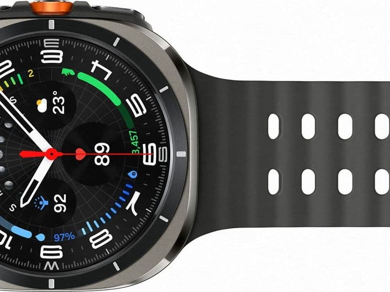 Смарт-часы Samsung Galaxy Watch Ultra (2025) - 47 mm (SM-L705) Titanium Silver (черный ремешок) 6