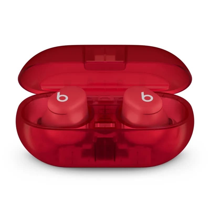 Беспроводные наушники Beats Solo Buds Прозрачный красный 3