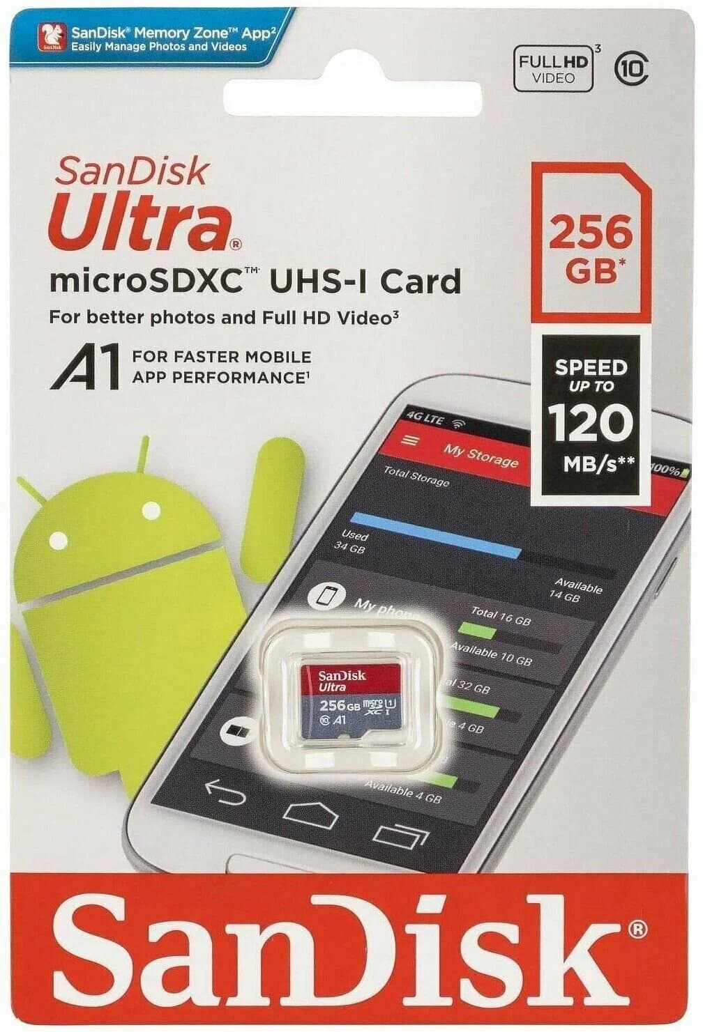 Карта памяти SanDisk MicroSD 256Gb 2