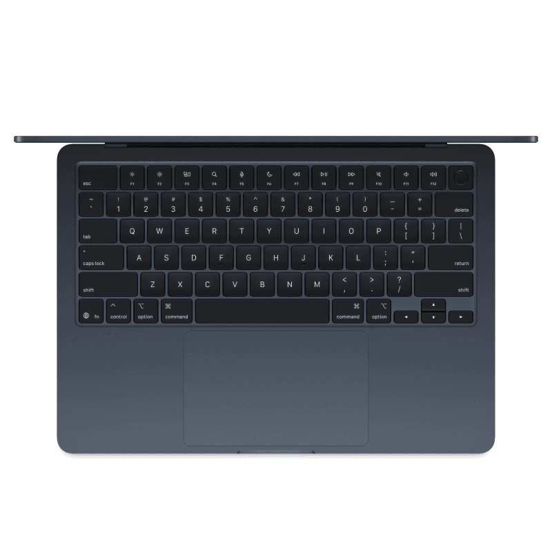 Ноутбук Apple MacBook Air 13" M4 (2025) 10C CPU/10C GPU, 24 ГБ RAM, 2 ТБ SSD, Midnight, Z1CY000ZD 2