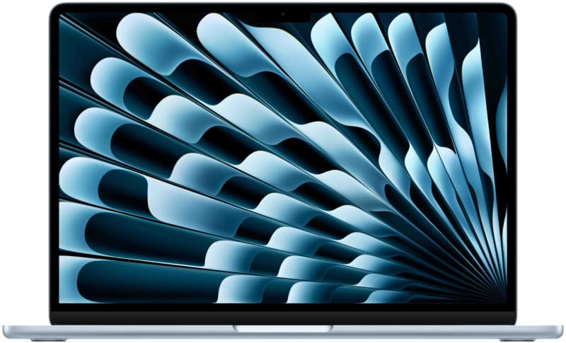 MacBook Air 13" M5 (2026) 10C CPU/8C GPU, 16 ГБ RAM, 512 ГБ SSD, (Sky Blue | Голубое небо)