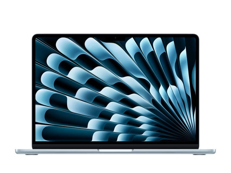 Ноутбук Apple MacBook Air 15.3 (2025) M4 16/256 ГБ Небесно-голубой (MC7A4)