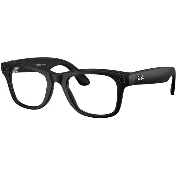Умные очки Ray-Ban Meta Wayfarer RW4012 (Матовая чёрная оправа, линзы поляризованные графитовый градиент), размер M