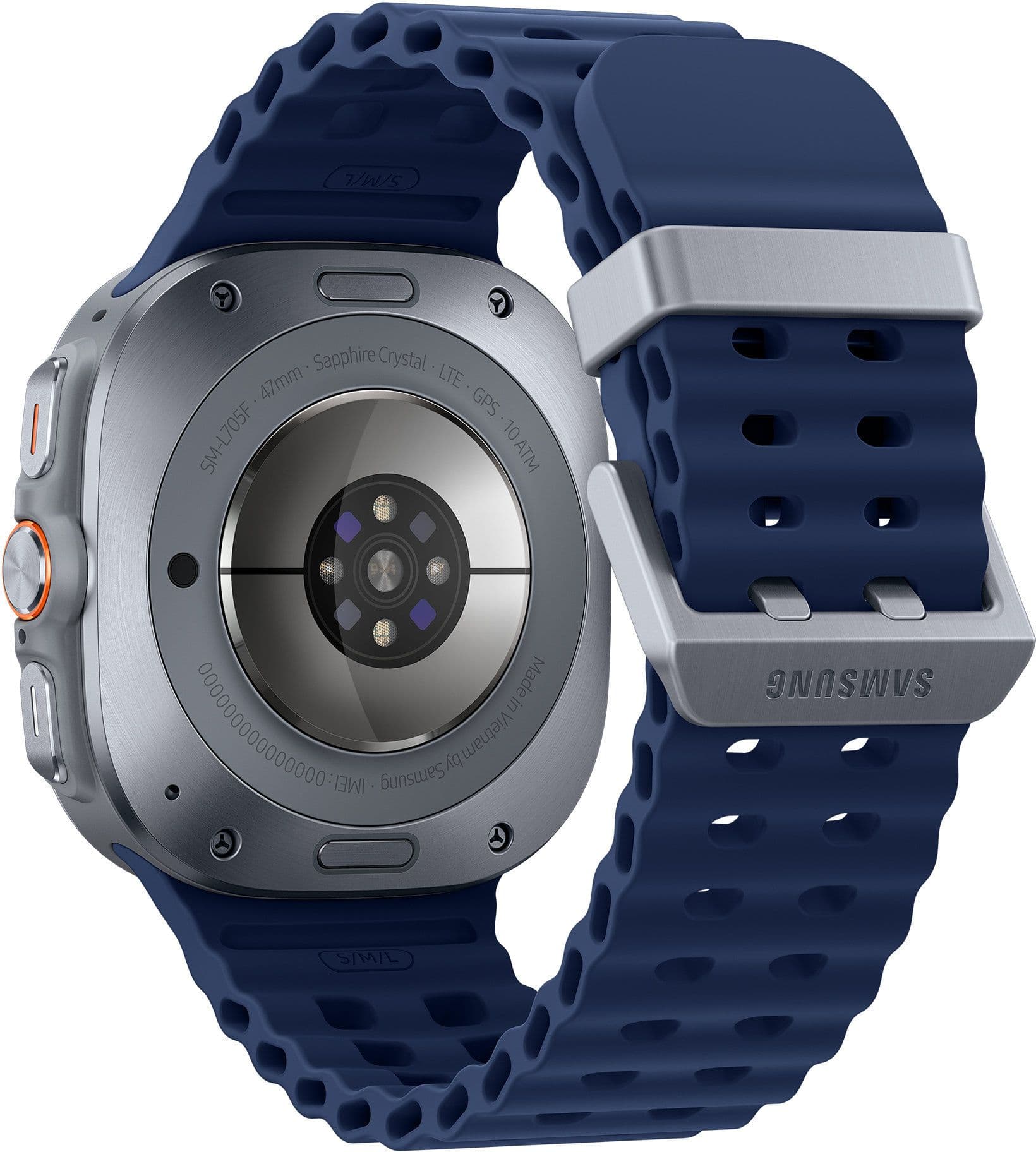 Смарт-часы Samsung Galaxy Watch Ultra (2025) - 47 mm (SM-L705) Titanium Blue (синий ремешок) 3