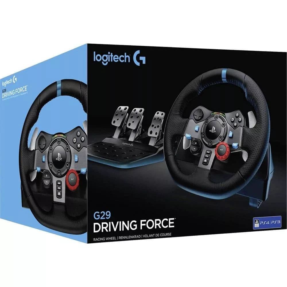 Руль Logitech G29 Driving Force Racing, чёрный (Black) 5