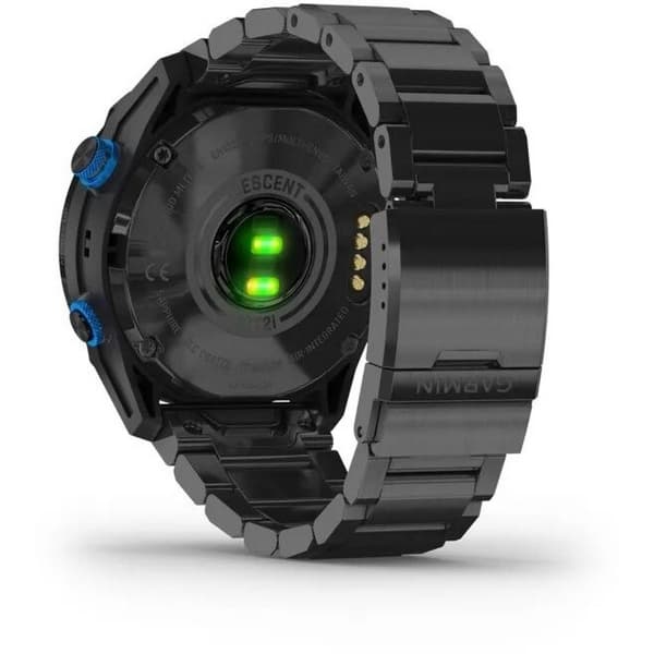 Смарт-часы Garmin Descent Mk2i - 52 mm, Титановый с DLC-покрытием и черным титановым ремешком + Датчик Descent T1 6