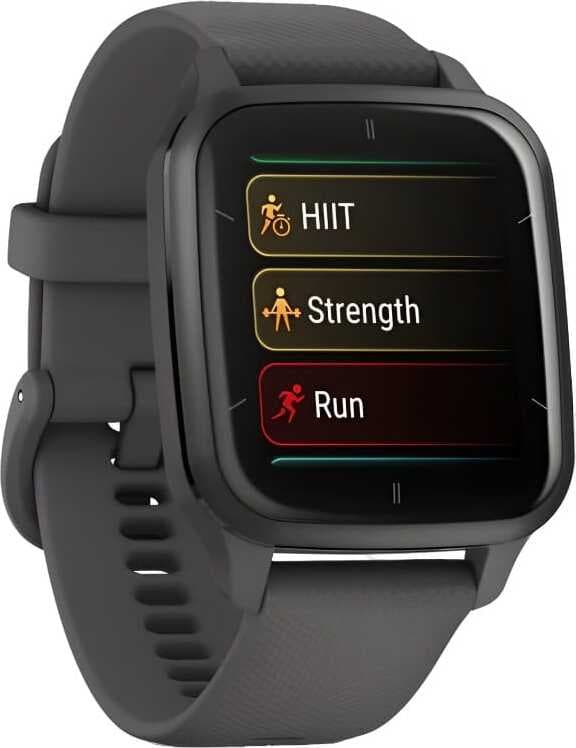 Смарт-часы Garmin Venu SQ 2 - 40 mm, Серый, серый алюминиевый безель, серый ремешок 3