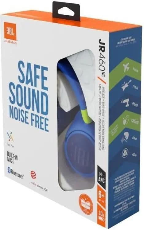 Наушники детские JBL JR 460N Blue 7