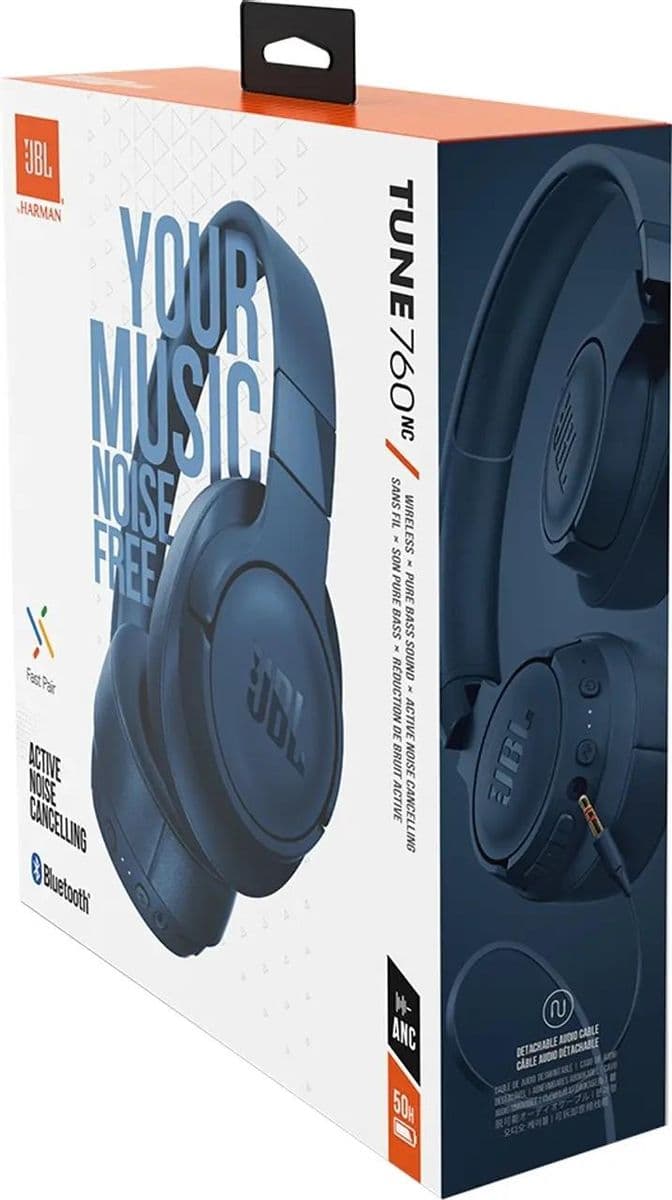 Наушники JBL Tune 760NC Blue 8