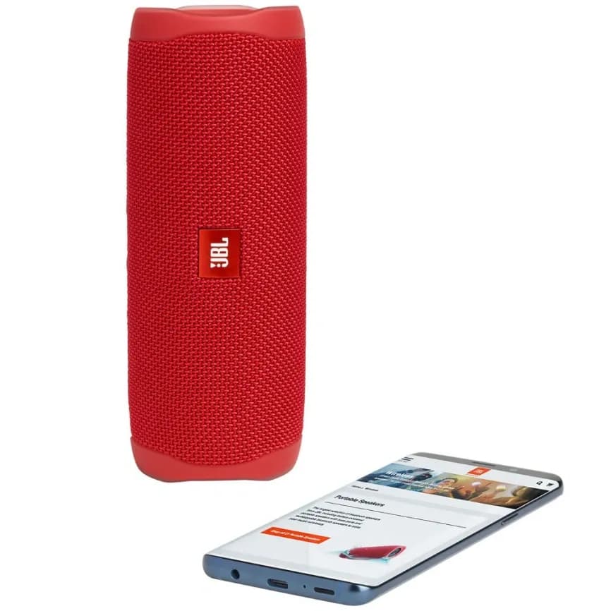 Беспроводная акустика JBL Flip 5 Fiesta Red красная 5