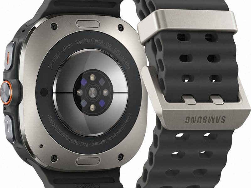 Смарт-часы Samsung Galaxy Watch Ultra (2025) - 47 mm (SM-L705) Titanium Silver (черный ремешок) 4