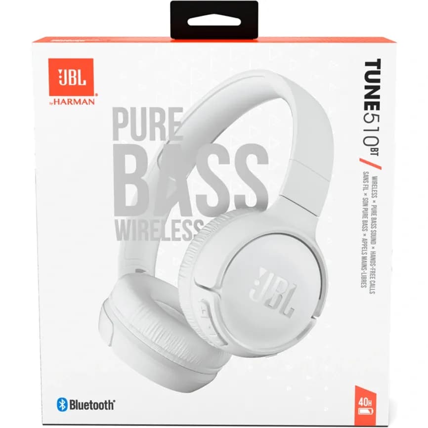 Наушники JBL Tune 510 BT White 9