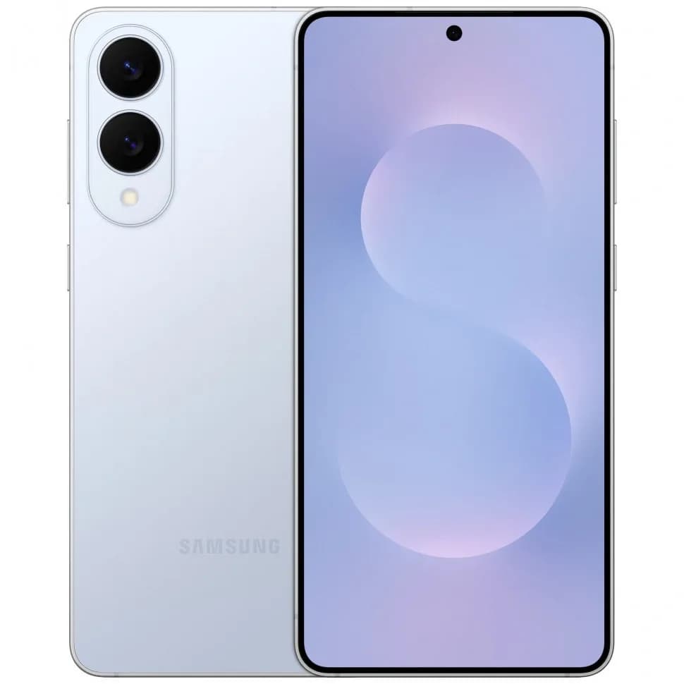 Смартфон Samsung Galaxy S25 Edge | 12/256 ГБ (Голубой | Titanium Icyblue)