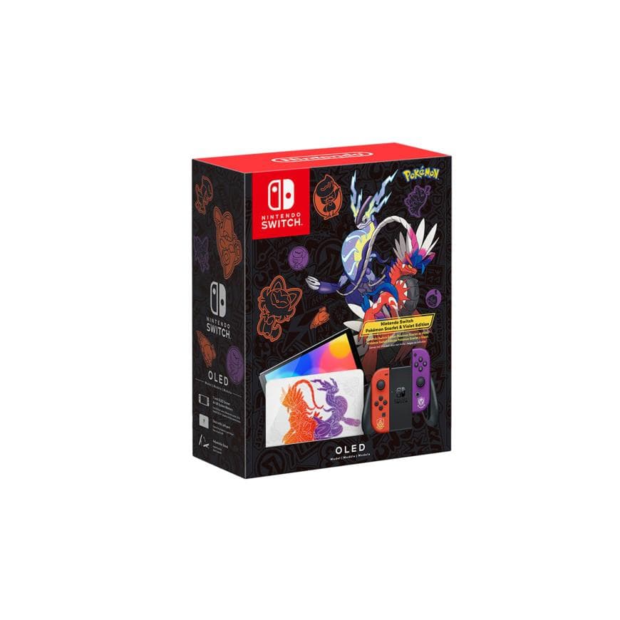 Игровая приставка Nintendo Switch OLED Pokemon Scarlet and Violet Edition 6