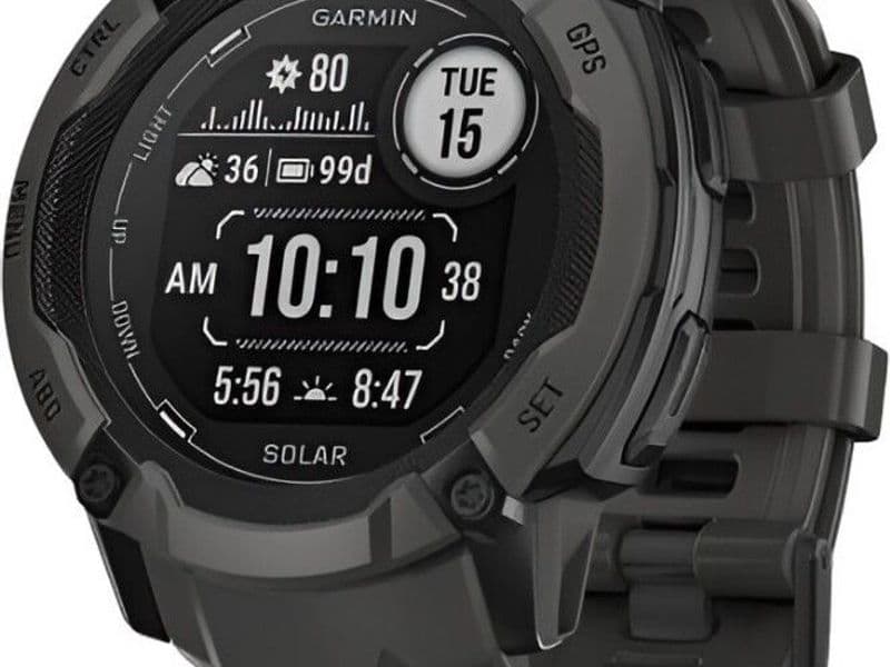 Смарт-часы Garmin Instinct 2X Solar Standard Edition - 50 mm, Черный