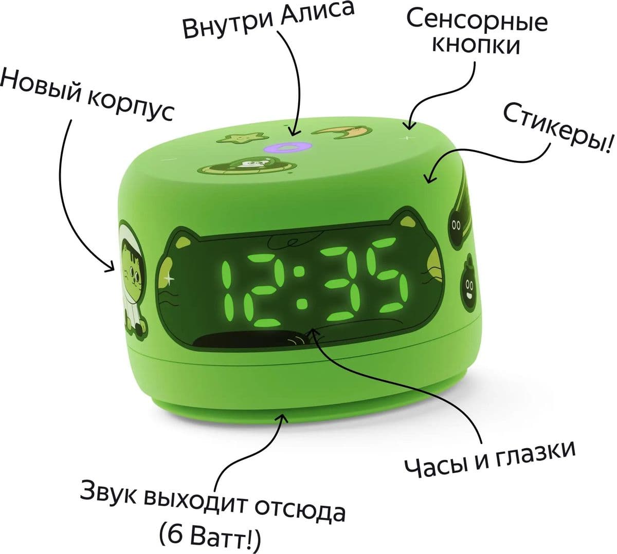 Умная колонка Яндекс станция лайт 2 - Зеленый 2