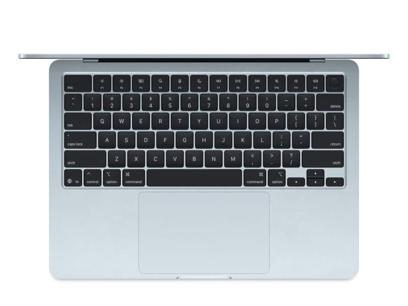 Ноутбук Apple MacBook Air 13" M4 (2025) 10C CPU/10C GPU, 16 ГБ RAM, 512 ГБ SSD, (Sky Blue | Небесно-голубой) 2