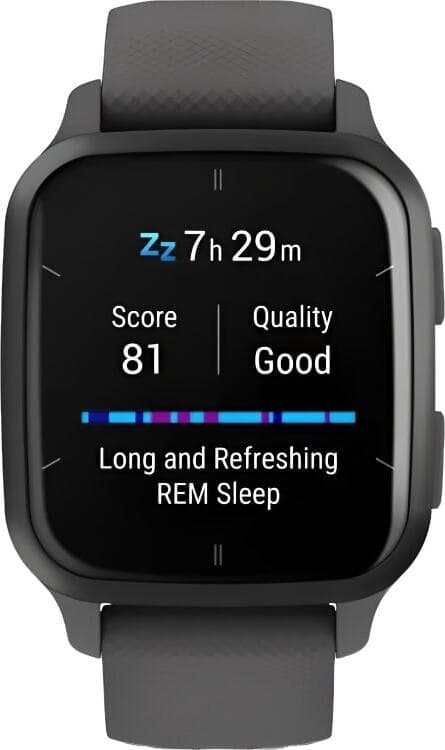 Смарт-часы Garmin Venu SQ 2 - 40 mm, Серый, серый алюминиевый безель, серый ремешок 4