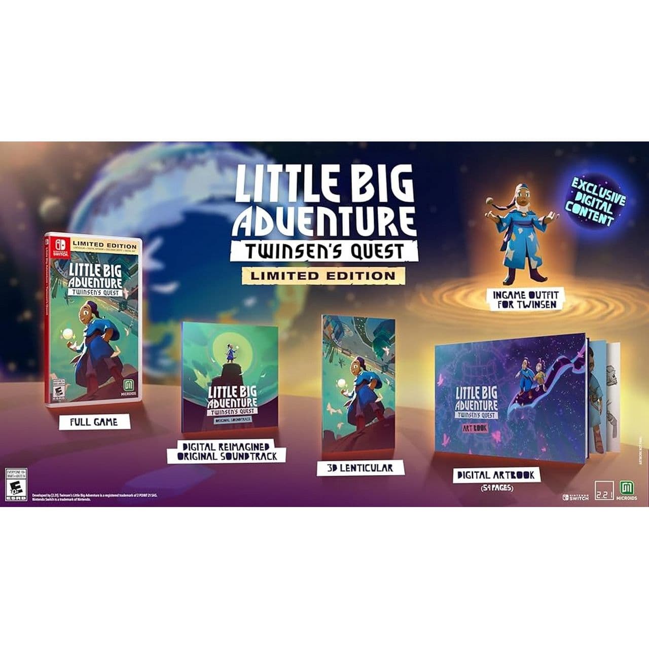 Игра Little Big Adventure: Twinsen’s Quest. Limited Edition (Nintendo Switch, русские субтитры) 2