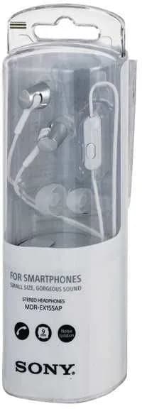Наушники вставные Sony MDR-EX155AP White 2