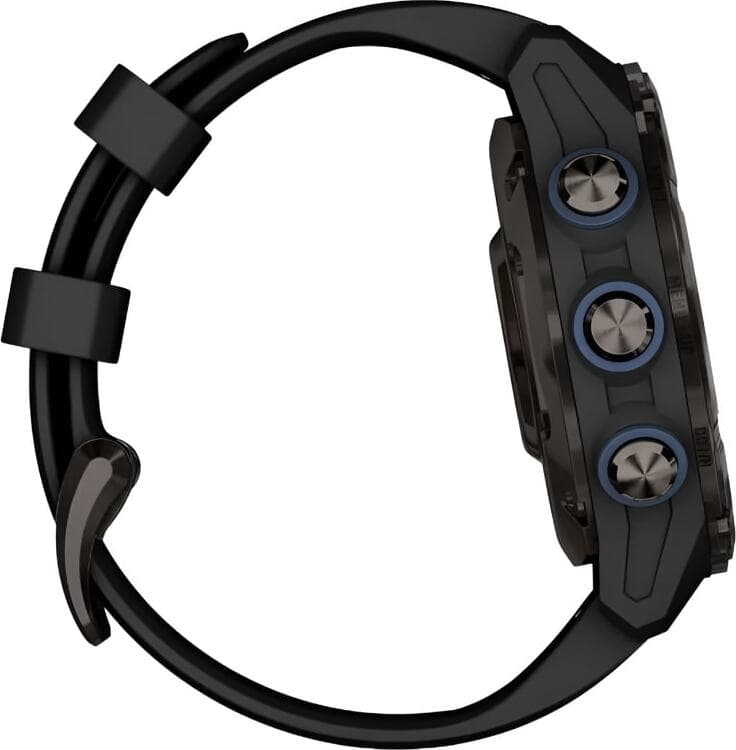 Смарт-часы Garmin Descent Mk3i - 43 mm, Титановый, угольно-серый безель с DLC-покрытием, черный силиконовый ремешок 5