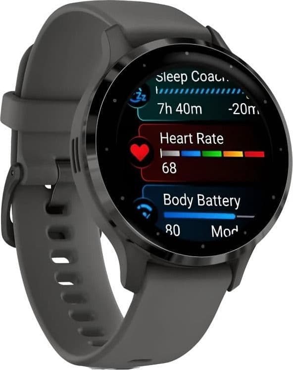 Смарт-часы Garmin Venu 3S - 41 mm, Серый, темно-серый безель, серый ремешок 3
