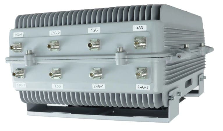 Подавитель дронов Drone Jammer GW-UAV-OSJ10E Стационарный влагоустойчивый 3