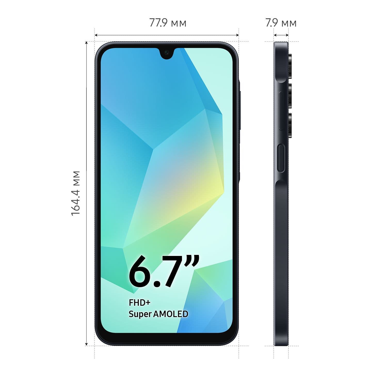 Смартфон Samsung Galaxy A16 | 8/256 ГБ, Черный 3